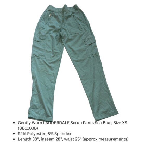 BUNDLE of 8-Gently Worn Scrub Pants, Size XS (BB1103B) - Picture 13 of 16